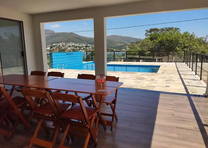 Casa com vista incrível para o Lago de Furnas